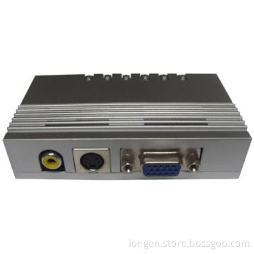 AV to VGA Converter, Supports Composite Video, S-video and RGB, External Power of 5V DC at 600mA